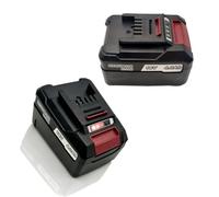 2 baterías de repuesto de ion de litio de 4,0 Ah compatibles con Einhell 18 V Power X-Change Serie con indicador LED, sustituye a Einhell 4512061 4512062, apto para todos los dispositivos PXC de 18 V