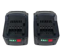 2 baterías de repuesto de iones de litio de 18 V 5 Ah para Metabo 6.25499 6.25499.00 6.25527 625341000 625342000 625343000 625457000 625591000 6255591000 92000 625596000 BSZ18 MTB18B BS18LT SB18LT