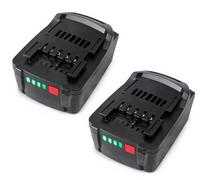 2 baterías de repuesto LiHD de 18 V para Metabo 5000 mAh, batería de iones de litio de 5,0 Ah, compatible con Metabo ASC 55, ASC 145, sistema CAS herramientas (BS 18, SSW 18, WB 18)