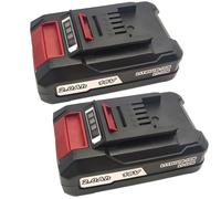 2 baterías de repuesto para Einhell Power X-Change TE-CD 18/2 Li-i, TP-CD 18/120 Li-i BL, GE-CG 18/100, TP-18 V, 2,0 Ah, 2000 mAh