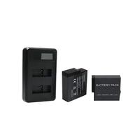 2 baterías for cámara de 1220 mAh + Cargador Doble, compatibles con GoPro Hero 5, 6, 7 y 8, y Otros Accesorios for cámaras.