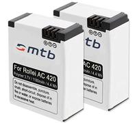 2 Baterìas para Rollei Actioncam 420