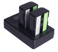 2 Baterías y Cargador BP-511 BP-511A compatibles con Canon EOS 300D, 5D, 10D, 20D, 30D, 40D, 50D, PowerShot G1 G2 G3 G5 G6 90 90IS