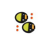 (2)BESTonZON Kids Catch Ball Paddle Set, Outdoor Throwing and Catching Game, Tennis Trainer Toy for Children, Yellow