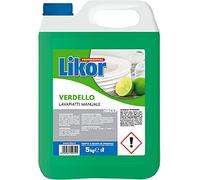 2 bidones de verdel, detergente para lavavajillas manual de 5 kg