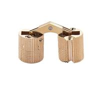 2 bisagras cilíndricas ocultas para muebles, bisagras de latón invisibles, herrajes de latón cilíndricos, gabinetes ocultos para puerta de armario pequeño