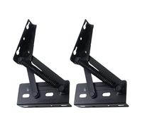 2 bisagras de almacenamiento para muebles, soporte de elevación plegable de 80 grados con bisagra de resorte, accesorio de hardware para muebles con funcionamiento suave