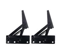 2 bisagras de almacenamiento para muebles, soporte de elevación plegable de 80 grados con bisagra de resorte, accesorios de hardware para muebles, bisagras de acero laminado en frío