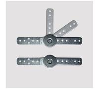 2 bisagras de ángulo ajustable, bisagra de respaldo de sofá, muebles de bricolaje, accesorios de ajuste de 180 a 90 grados, para sofá cama (180 a 90 grados)