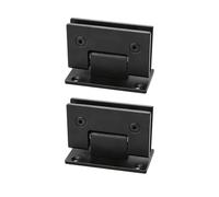 2 bisagras de cristal para puerta de ducha con juntas, resistente a la corrosión, clip de gabinete de vidrio, piezas de repuesto para accesorios de ducha