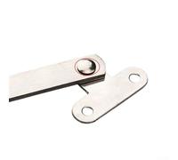 2 bisagras de gabinete, barra de soporte plegable de acero inoxidable para puerta de armario, armario de cocina, izquierda y derecha (1 par)