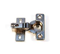 2 bisagras de manga corta para puerta de muebles, bisagras de armario y caravanas con cierre automático 95°