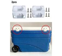 2 bisagras de plástico para cajas de refrigeración COLEMAN 5283-1141. Reemplazo del juego de bisagras.