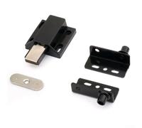 2 bisagras de puerta pivotante resistentes con buje de eje oculto para puertas y armarios de madera, construcción de metal que garantiza un montaje fuerte y seguro (negro)