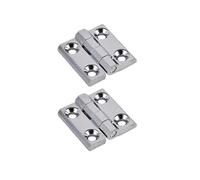 2 bisagras para escotilla de barco, de aleación de zinc, resistentes y duraderas, para puertas de armarios de cubierta (50 x 50 x 6 mm)