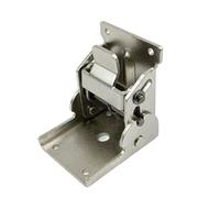 2 bisagras plegables autoblocantes de 90 grados, conector invisible, bisagra de resorte sin orificios, soportes for patas de mesa Para Gabinetes