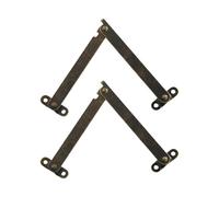2 bisagras plegables para tapa de muebles, soportes de elevación, tapa de solapa, bisagra para joyero, bisagras de metal duraderas