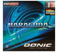 (2, Black) - DONIC Baracuda Table Tennis Rubber