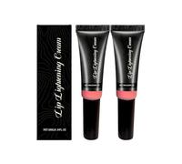2 blanqueamiento de labios para labios oscuros, bálsamo labial blanqueador para fumadores y no fumadores, crema hidratante de labios, bálsamo hidratante, fórmula hidratante, suavizante