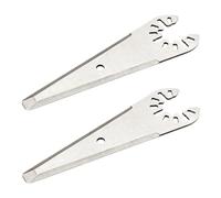 2 bloques de lijado multiherramienta de dedo con triple afilado cónico, ajuste universal para herramientas oscilantes, eficiente y duradero