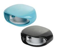 2 bobinadores automáticos de cables de 7 x 5 x 1,5 cm, carrete de cable automático elíptico portátil, organizador de cables flexible pequeño, rebobinador automatizado, retractor de cable de bolsillo