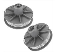2 bobinas de hilo de repuesto para desbrozadora Gardena - Compatible con EasyCut 400/25, 450/25, ComfortCut 450, Plus 500/27, PowerCut, SmallCut 300/23 - Art. 9807, 8847, 9809, 8848