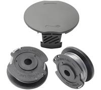 2 Bobinas y 1 Tapa de Bobina Compatible con Bosch EasyGrassCut 18 23 26 18-23 18-230 18-260, Cobertura F016F05320,Bobina de Repuesto de Nylon