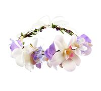 2 Bohemian Flower Crowns Headpiece for Wedding Party