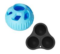 2 Bolas de alimentación Lenta para Perros, dispensador de, Bola de Tratamiento de para Perros, Juguete Interactivo Seguro para Salud, Mascotas, Entrenamiento