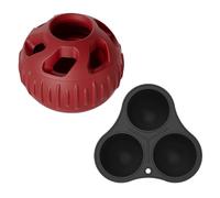 2 Bolas de alimentación Lenta para Perros, dispensador de, Bola de Tratamiento de para Perros, Juguete Interactivo Seguro para Salud, Mascotas, Entrenamiento