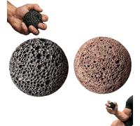 2 bolas de callo para mano, bola de agarre de luna, para entrenamiento de escalada sin sudor para atletas, acondicionamiento de la piel, agarre para construcción de callos y agarre para entrenamiento