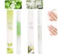 2 bolígrafos de aceite para cutículas para el cuidado de las uñas,bolígrafo de aceite revitalizador de cutículas con cepillo suave,aceite de cutículas para evitar que las uñas se agrieten y se sequen