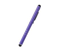 2 bolígrafos de punta general flexibles para pantallas táctiles portátiles con clip, bolígrafos de toque general para teléfonos y tabletas de punta de goma