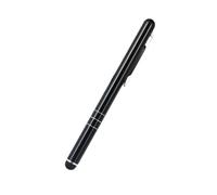 2 bolígrafos de punta general flexibles para pantallas táctiles portátiles con clip, bolígrafos generales para teléfonos, tabletas, pantallas