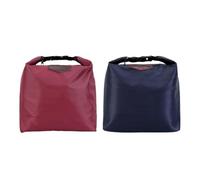 2 Bolsas de Aislamiento Térmico, Bolsa de Almuerzo Impermeable y Portátil, Bolsa de Picnic al Aire Libre de Moda, Accesorios de Viaje al Aire Libre