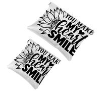 2 bolsas de cosméticos con bolsillo de flores de amapolas rojas, bolsa de maquillaje de metralla de cierre automático, portátil, sin cremallera, mini bolsa de maquillaje de viaje para auriculares,