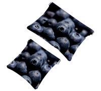 2 bolsas de cosméticos con bolsillo mágico de cerdo bruja, bolsa de maquillaje de metralla de cierre automático, portátil, sin cremallera, mini bolsa de maquillaje de viaje para auriculares, moneda,