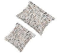 2 bolsas de cosméticos de bolsillo para pintura de amapolas, bolsa de maquillaje de metralla de cierre automático, portátil, sin cremallera, mini bolsa de maquillaje de viaje para auriculares,
