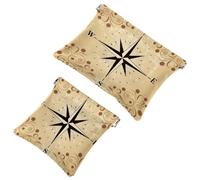 2 bolsas de cosméticos de bolsillo para pintura de amapolas, bolsa de maquillaje de metralla de cierre automático, portátil, sin cremallera, mini bolsa de maquillaje de viaje para auriculares,