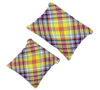2 bolsas de cosméticos de bolsillo para pintura de amapolas, bolsa de maquillaje de metralla de cierre automático, portátil, sin cremallera, mini bolsa de maquillaje de viaje para auriculares,