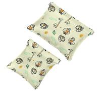 2 bolsas de cosméticos de bolsillo para pintura de fútbol, bolsa de maquillaje de metralla de cierre automático, portátil, sin cremallera, mini bolsa de maquillaje de viaje para auriculares, moneda,
