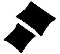 2 bolsas de cosméticos de bolsillo para pintura de fútbol, bolsa de maquillaje de metralla de cierre automático, portátil, sin cremallera, mini bolsa de maquillaje de viaje para auriculares, moneda,