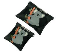 2 bolsas de cosméticos de bolsillo Space Race Space, bolsa de maquillaje de metralla de cierre automático, portátil, sin cremallera, mini bolsa de maquillaje de viaje para auriculares, moneda, lápiz