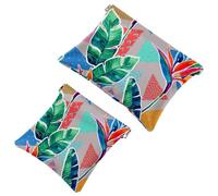 2 bolsas de cosméticos de bolsillo Space Race Space, bolsa de maquillaje de metralla de cierre automático, portátil, sin cremallera, mini bolsa de maquillaje de viaje para auriculares, moneda, lápiz