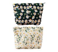 2 Bolsas De Goose -Make -Up Bolsas, Bolsas De Cosmón Bordados, Bolsas De Maquillaje Dulce Y Simple, Bolsas Para Mujeres, Bolsas De Maquillaje Portátil