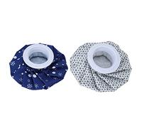 2 Bolsas de Hielo Reutilizables, Compresa de Terapia de Frío Y Calor, Paquete de Hielo Vacío, Evita Fugas, Paquete de Refrigeración Vacío (6 Pulgadas)