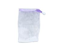 2 bolsas de jabón para barras de jabón, bolsas de malla de burbujas de jabón hechas a mano, bolsa de jabón de barra de malla exfoliante, bolsa de jabón de red de espuma de (Púrpura)
