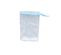 2 bolsas de jabón para barras de jabón, bolsas de malla de burbujas de jabón hechas a mano, bolsa de jabón de barra de malla exfoliante, bolsa de jabón de red de espuma de (Cielo azul)