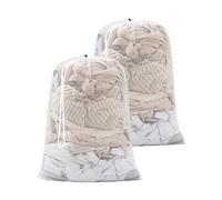 2 bolsas de lavandería de malla blanca, bolsas de lavandería para lavadora, bolsas de calcetines de lavadora, bolsas de lavado de ropa delicada, redes de lavandería, bolsas de malla, bolsillos de