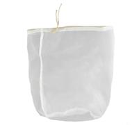 2 bolsas de nailon reutilizables de 20 cm x 30 cm para elaboración casera de leche de nueces, jugo, sopa, gelatina, con filtro de malla fina 100 160 200 (200 micras)